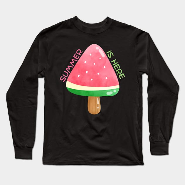 Summer is Here Long Sleeve T-Shirt by GramophoneCafe